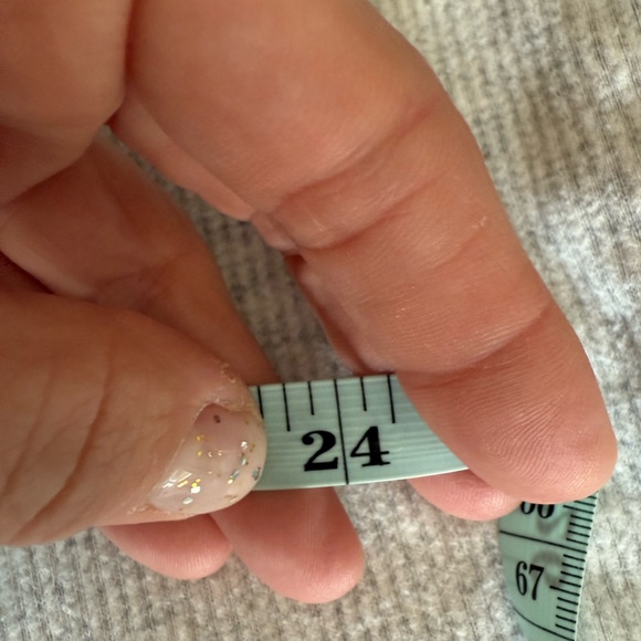 Talbots Light Gray Zip-Neck Ribbed Pullover - Picture 4 of 6